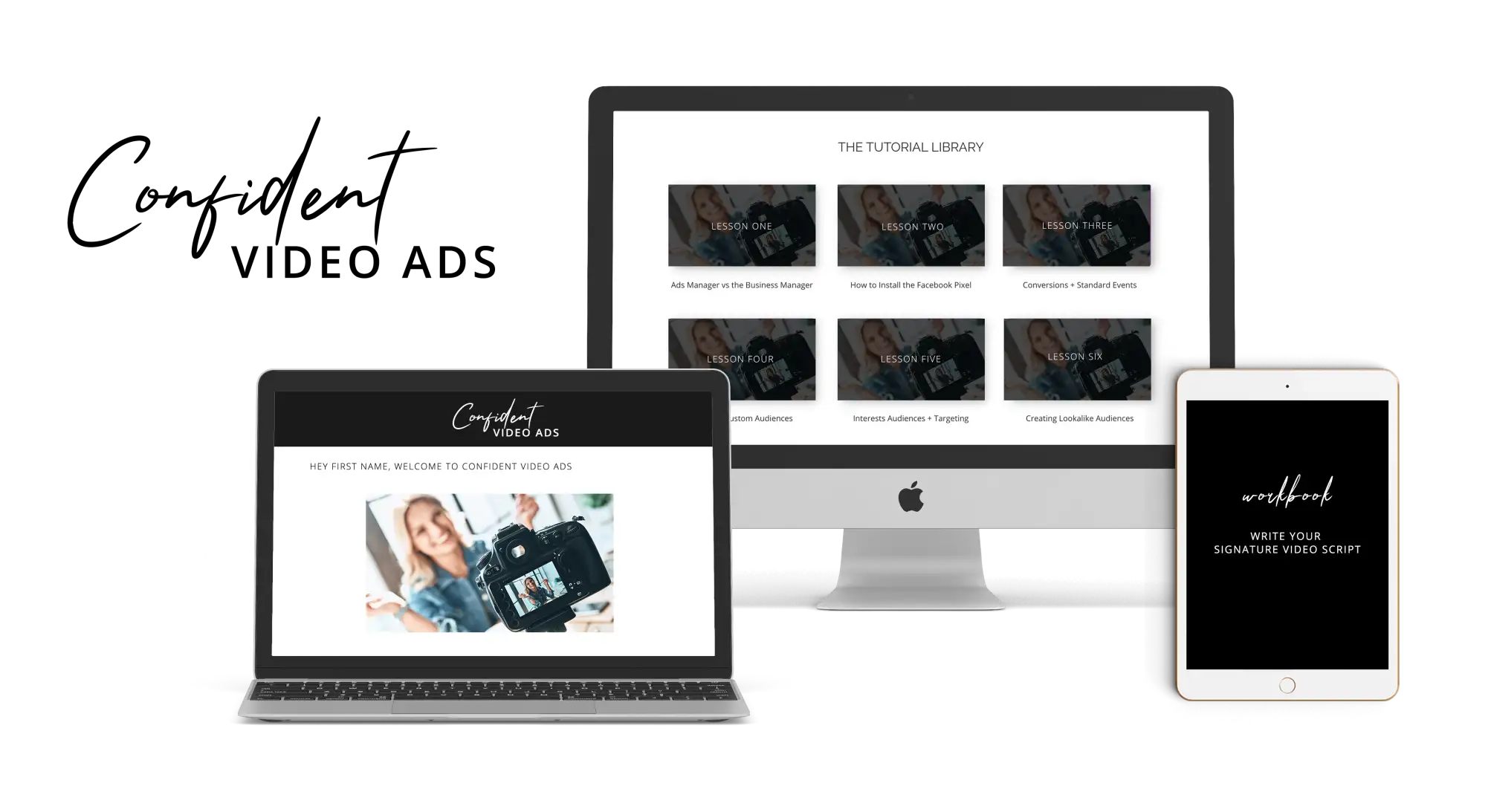 Confident Video Ads Mock Up